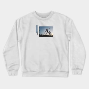 A Bicycle for Two 二人乗りの自転車 Crewneck Sweatshirt